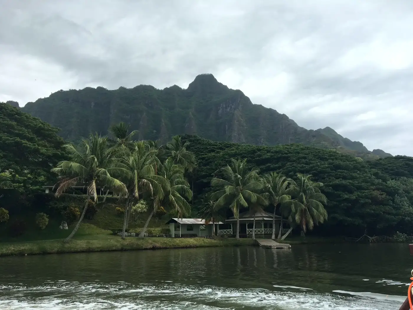 The Ko'olau range on the island of Oahu, Hawaii